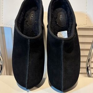 UGG COTTAGE CLOG Black SLIP ON SANDALS US 9/ EU 40/ UK 7